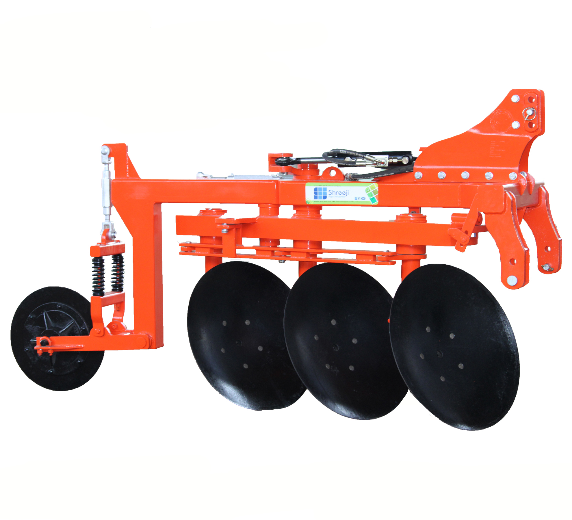 3 Bottom Hydraulic Reversible Disk Plough